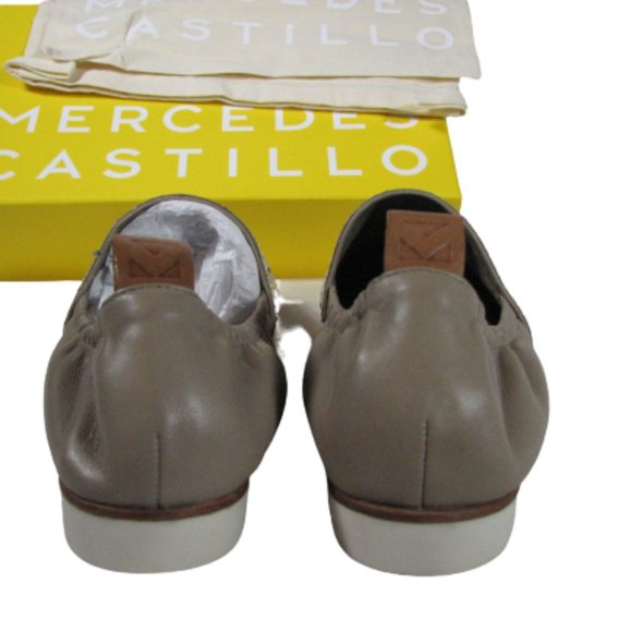 Mercedes Castillo Charlete2 Snake Print Slip On 9 Women Loafer Shoes Leather NEW - Picture 2 of 9